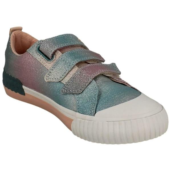 Clarks Girls Clarks Glittery Doodle Foxing Brill