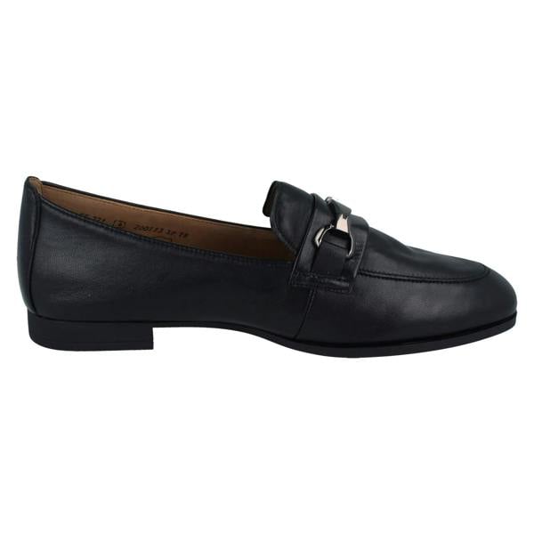 Gabor Ladies Gabor Smart Soft Leather Loafer With Chain Trim Accent 55.271