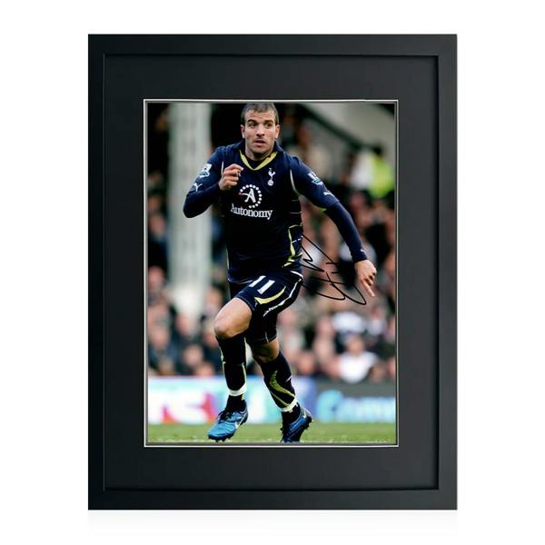 Rafael van der Vaart Signed Tottenham Hotspur Image Deluxe Mount Frame