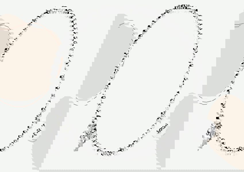 Chicken Silver Ball Bead Bracelet - Personalised - MYLEE London