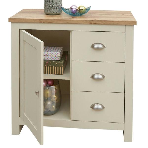 Timber Art Design Lisbon 1 Door 3 Drawer Storage Cabinet Sideboard