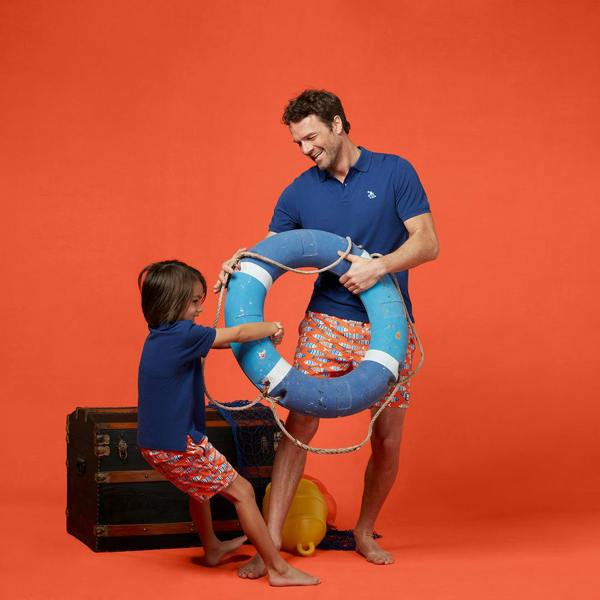 Tom & Teddy Orange Striped Fish