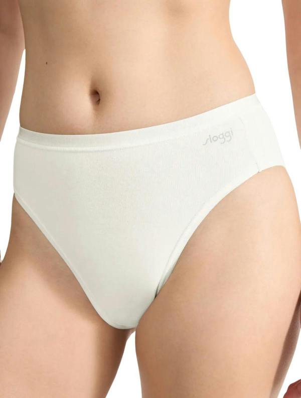 Sloggi Go Daily Cotton 3-Pack Tai Briefs, Silk White