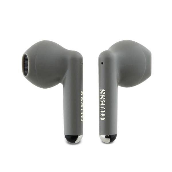 Guess Printed Classic Logo TWS Wireless Earphones Taupe - GUTWSJ14ESGE