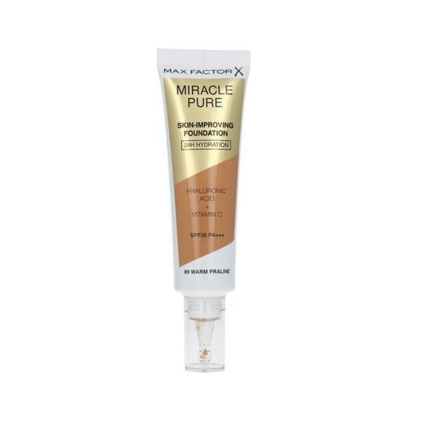 Max Factor 2 x Max Factor Miracle Pure Skin Improving Foundation SPF30 30ml - 89 Warm Praline