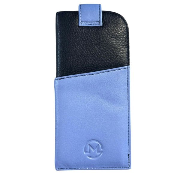Mala Leather Snowdrop Floral Leather Glasses Case – Wide Fit with Magnetic Closure & Dust Bag