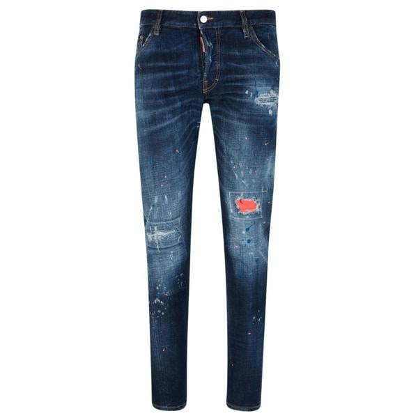 DSQUARED2 Sexy Twist Jean Worn Reinforced Wash Blue Jeans W30