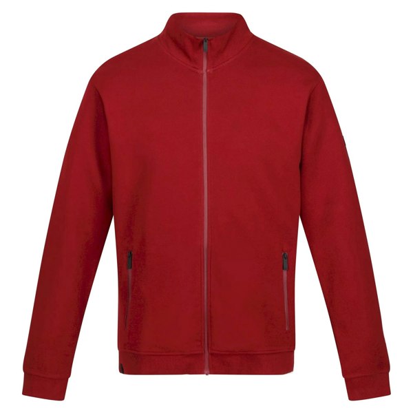 Regatta Mens Felton Sustainable Full Zip Fleece Jacket - Syrah Red