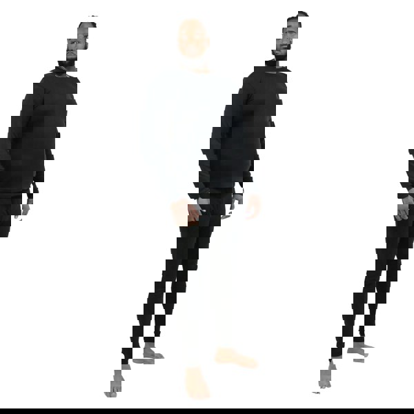 Duke Mens D555 Exeter Thermal Kingsize Long-Sleeved T-Shirt - Black