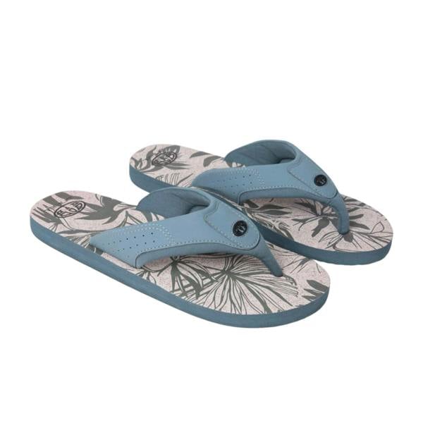 Animal Mens Jekyl Recycled Flip Flops - Pale Green - 