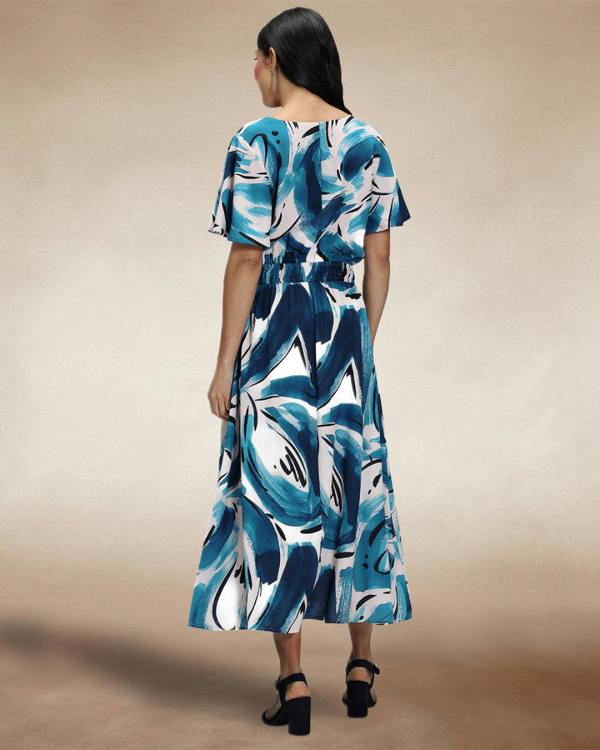 HotSquash Chiffon Midi Dress