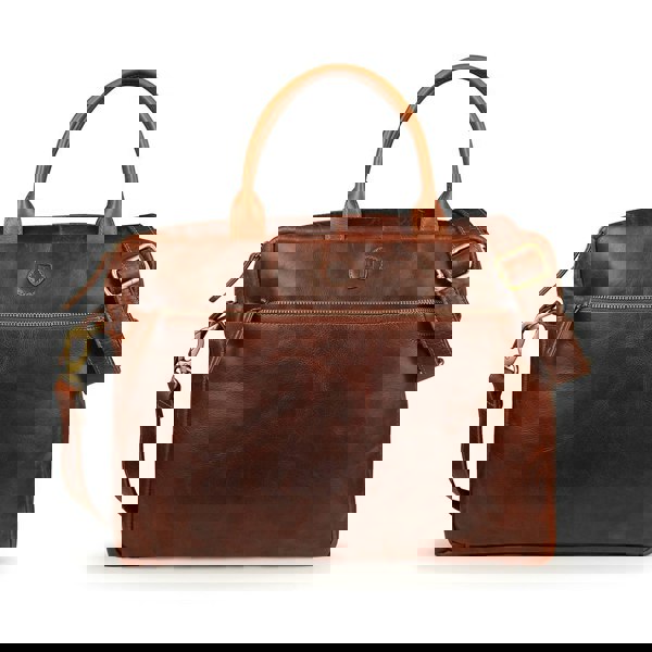 PRIMEHIDE Orion Leather Briefcase