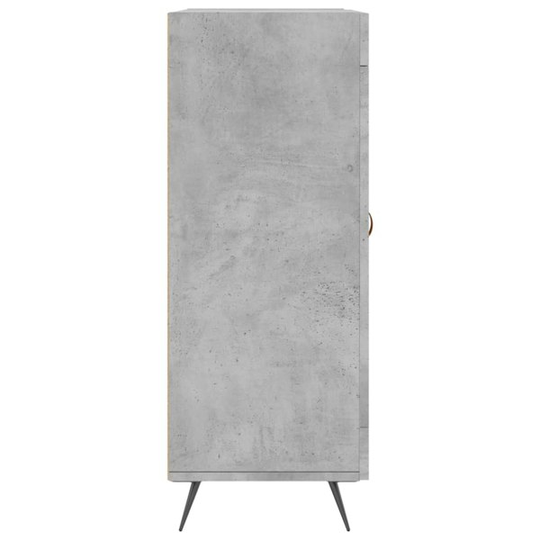 Berkfield Sideboard Concrete Grey 69.5x34x90 cm Engineered Wood
