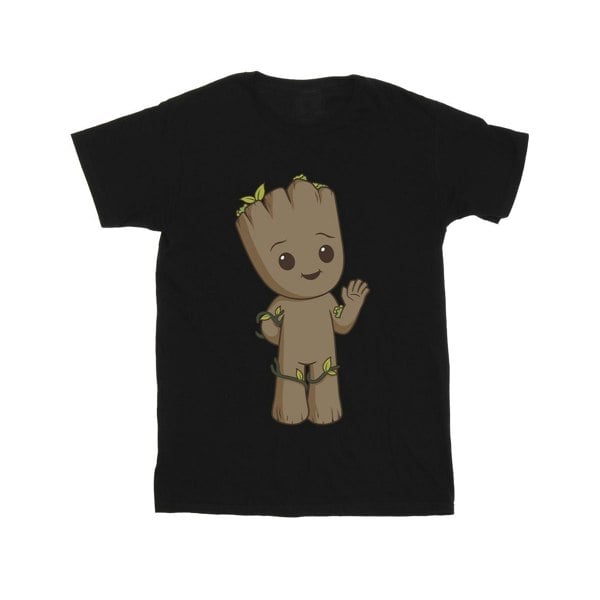 Marvel Boys I Am Groot Cute Groot T-Shirt - Black