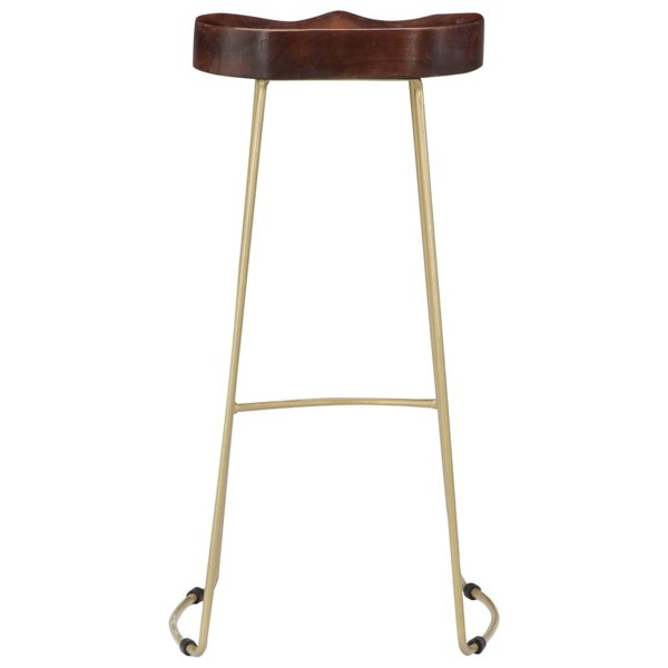 Berkfield Gavin Bar Stools 2 pcs Solid Mango Wood