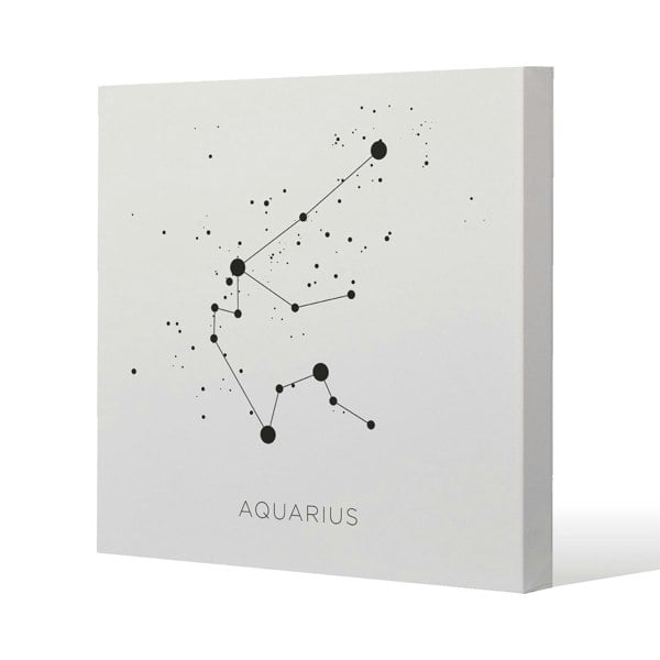 Benjamin Tate Design Star constellation zodiac aquarius (canvas)