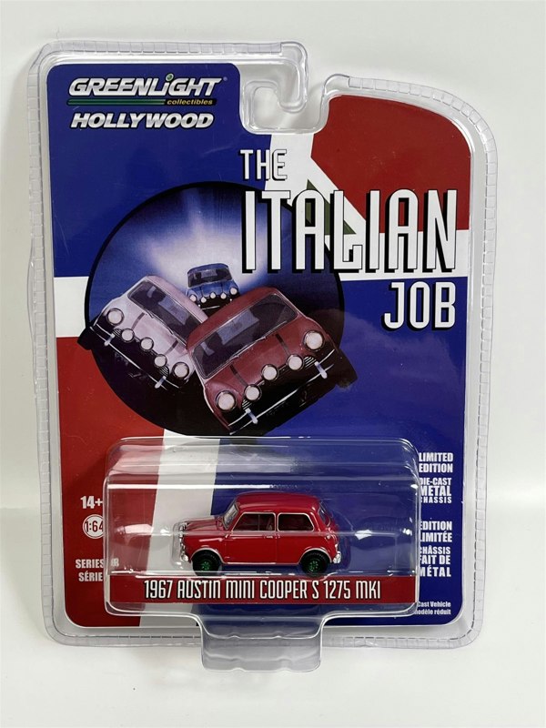 Greenlight The Italian Job 1967 Austin Mini Cooper S 1275 MKI Chase Model 1:64 44880B