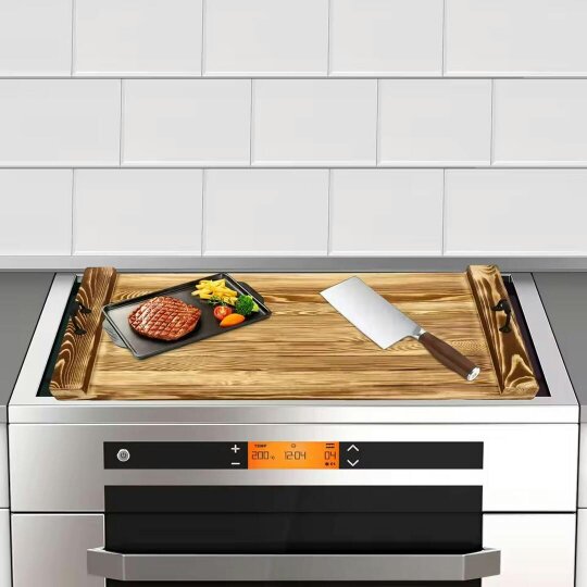 Havendro Multi-functional Cutting Board and Serving Tray, Suitable for Glass Stovetops