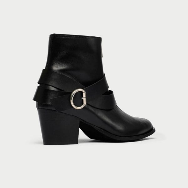 Calla Mabel Boots - Black Leather