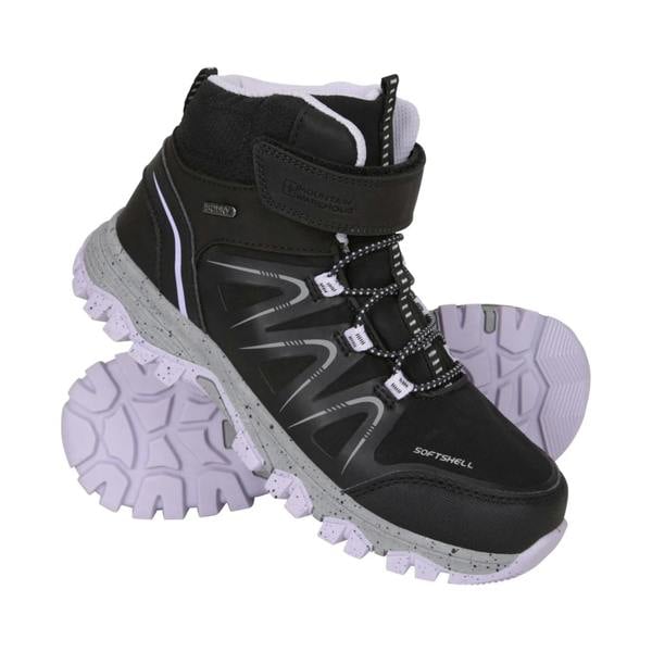 Mountain Warehouse Childrens/Kids Crossroad Walking Boots - Black - 