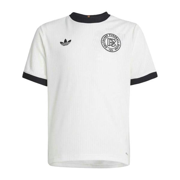 Adidas Childrens/Kids Germany 125th Anniversary Football Jersey - White/Black - 