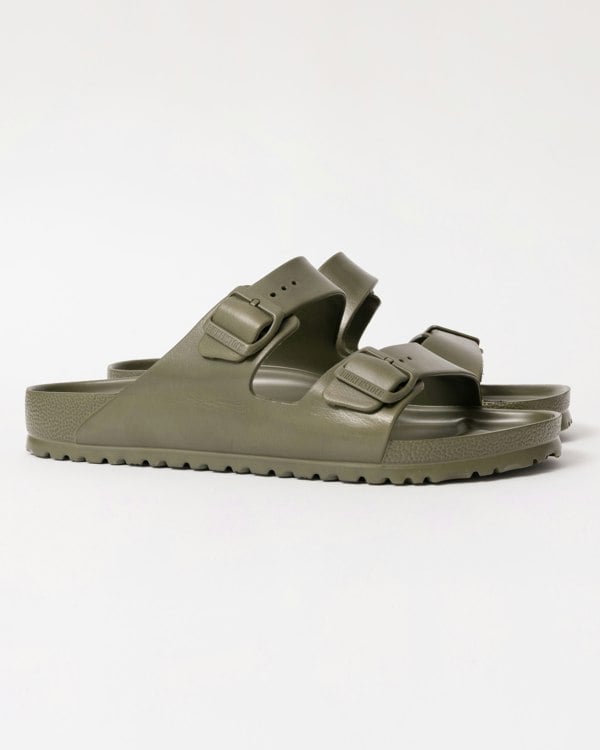 Birkenstock Arizona EVA Mens Slides - Khaki Green