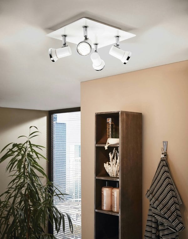 EGLO Tamara 1 LED White Wall And Ceiling Spotlight