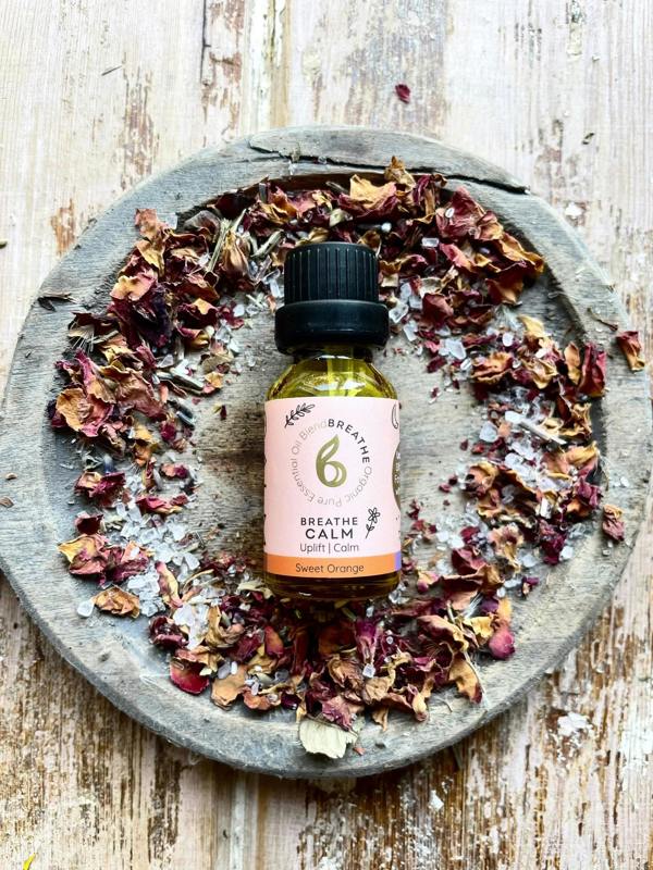 B Calm Aroma Diffuser with Breathe Calm Blended Essential Oil - Stress Relief