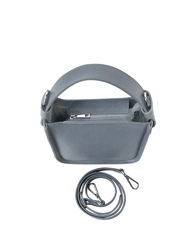 Le Parmentier Duplo Small Top Handle bag - Sky Blue