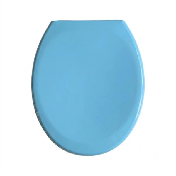 RTS Sky Blue Top Fix Slow Close Quick Release Toilet Seat