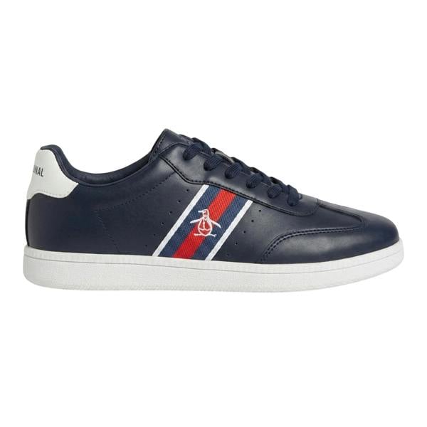 Original Penguin Mens Flat Trainers - Navy - 