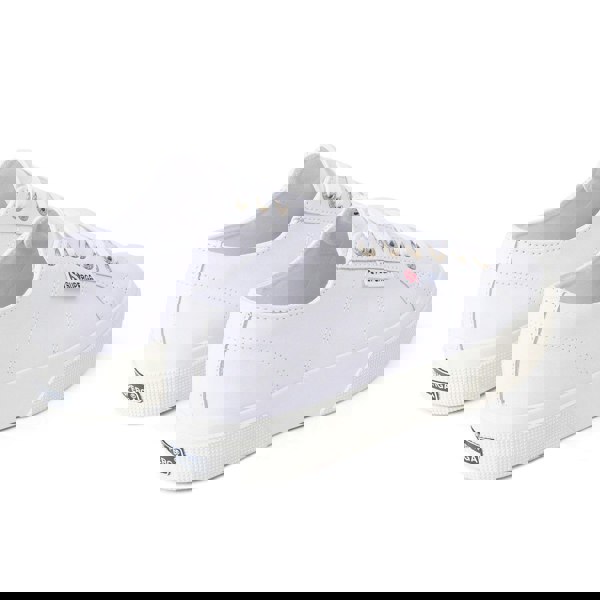 Superga Womens/Ladies 2740 Nappa Leather Platform Trainers - Optic White/Avorio