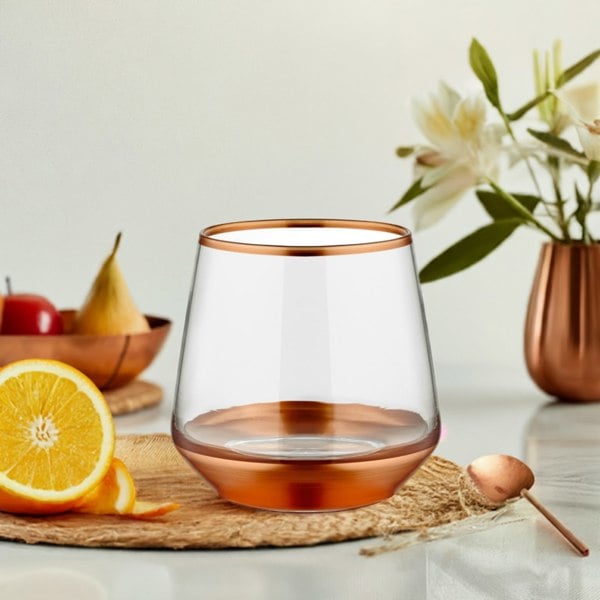 Rozi Glam Collection Copper Tumblers (Set of 6)