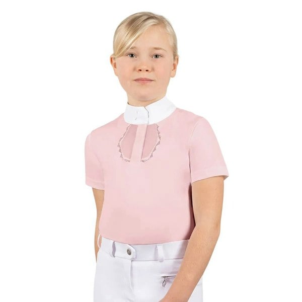 Coldstream Kids Next Generation Lanark Show Shirt - Blush Pink