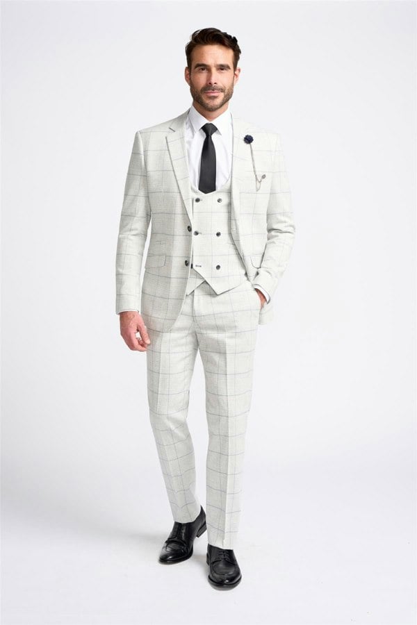 House of Cavani Radika Light Grey Blazer