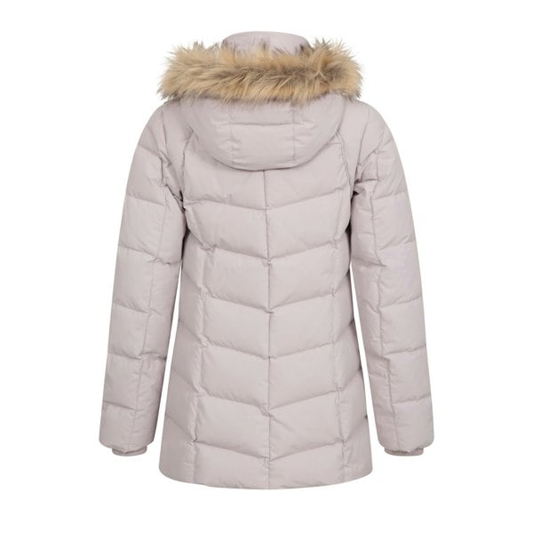 Mountain Warehouse Womens/Ladies Isla II Long Down Jacket - Beige