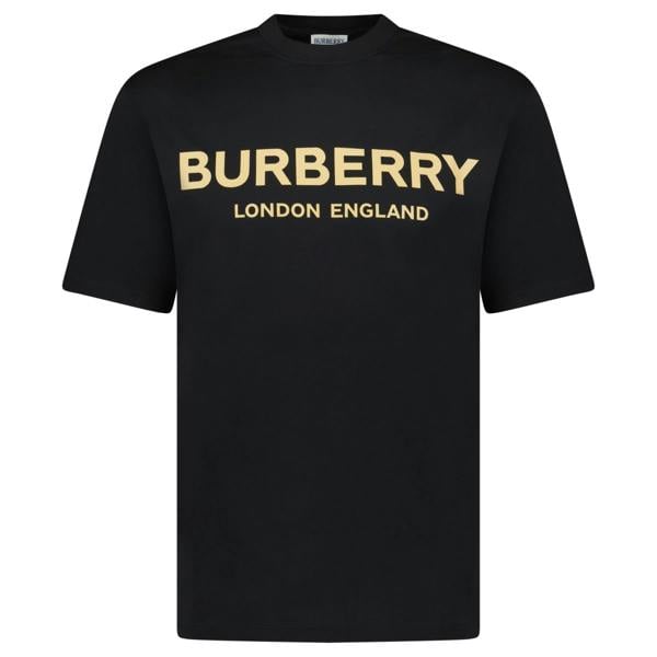 Burberry 'Ellison' Logo Print T-Shirt Black - chancefashionco
