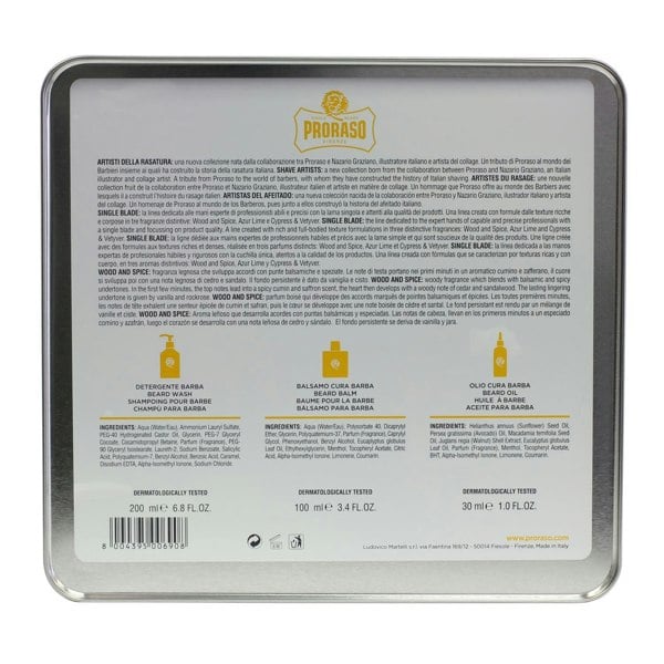 Proraso Wood & Spice Beard Kit in Tin