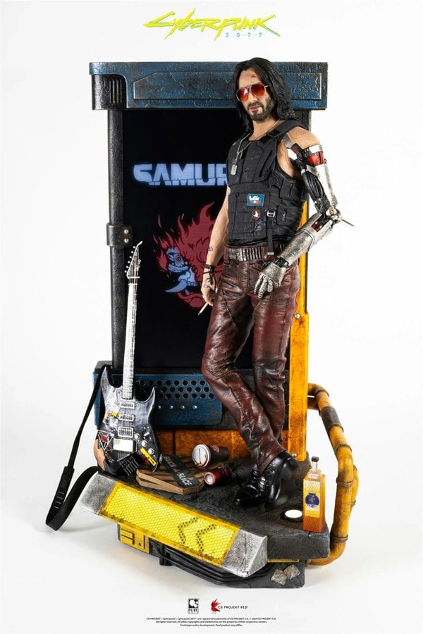 MCSlots Cyberpunk 2077 Johnny Silverhand Exclusive Statue 1:4 Scale PA008CP