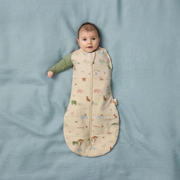 Organic Winter Cocoon Swaddle Sleeping Bag - Savannah - 2.5 TOG