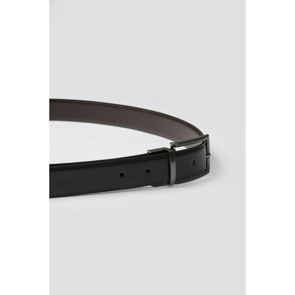 Limehaus Smooth Reversible Black Belt