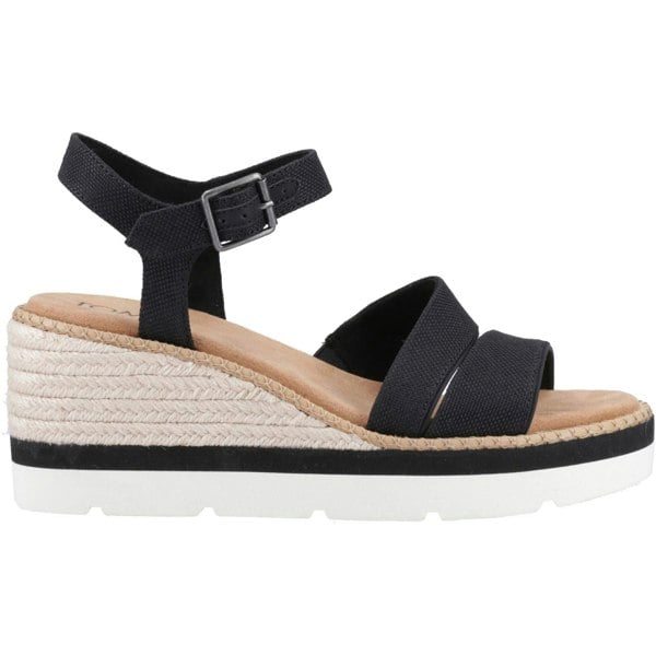 TOMS Darya Polyester Women's Black Sandals