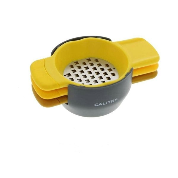 CALITEK Stacking Grater and Zester Set Stainless Steel Blades-Multicoloured