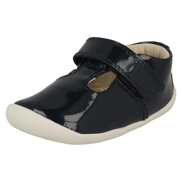 Clarks Girls Clarks T-Bar First Shoes Roamer Go