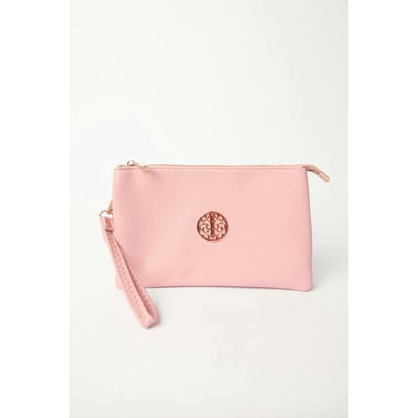 Blue Vanilla Clutch With Detachable Strap