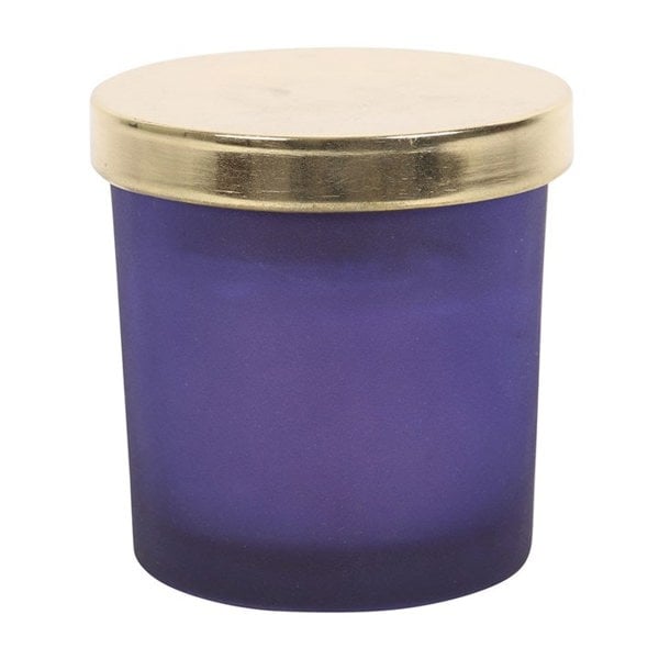 Serano Third Eye Chakra Lavender Crystal Chip Candle