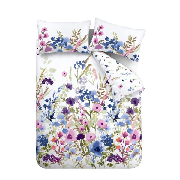 Countryside Floral P/Blue Duvet Cover Set