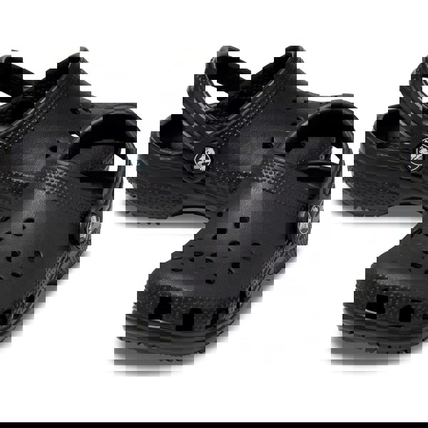 Crocs Toddler Classic Croslite Rubber Black Loafers