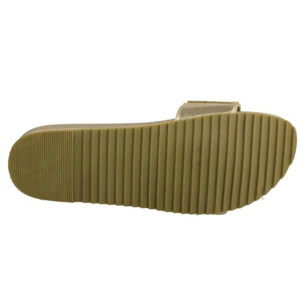 Savannah Ladies Savannah Flat Diamante Vamp Mules