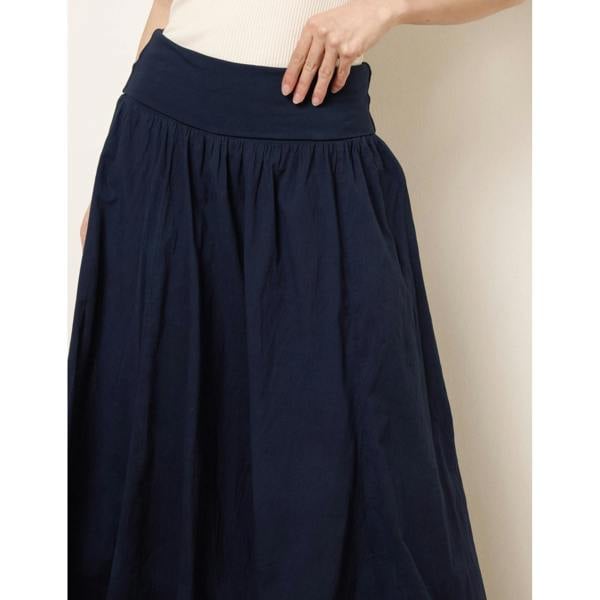 Blue Vanilla Godet Hem Jersey Waist Skirt
